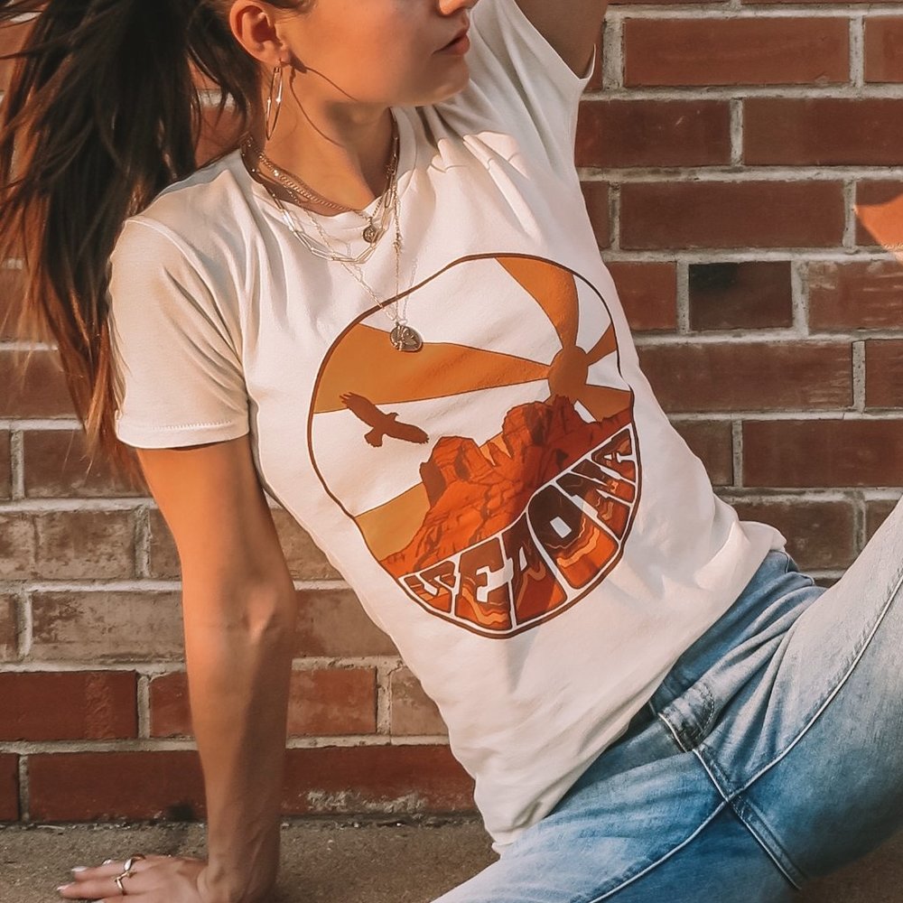 Life Clothing Co Retro 70s Sedona Arizona Graphic Tee Graphic Tee